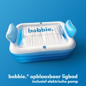 bobbie - Opblaasbaar Ligbad voor thuis - met Gratis Elektrische Pomp - Tubble Bath - Opblaasbare Badkuip - Opblaasbad voor kinderen en volwassenen- Opblaas Zwembad - vrijstaand ovaal Ligbad met Afdekzeil