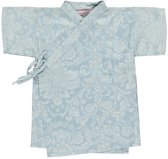jongens Blouse Lucky Wang NY Jongens Kimono Lichtblauw met witte figuren km - LW28 - Maat 80 7091027496092