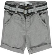 jongens Korte broek Losan Chic Baby Jongenskleding - bruine korte broek met riem - Z18-34 - Maat 68 7081013087304