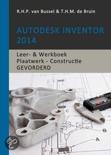 R.H.P. van Bussel boek Inventor / Leer-werkboek / deel 2014 Gevorderd plaatwerk -constructie / druk 1 Paperback 9,2E+15