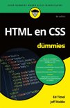 Ed Tittel boek HTML en CSS voor Dummies Paperback 37905260