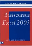 G. Bruijnes boek Basiscursus Excel 2003 Paperback 33727254