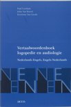 K. van Lierde boek Vertaalwoordenboek logopedie en audiologie / Nederlands-Engels Engels-Nederlands Paperback 39913827