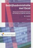 W.J. Broerse boek Bedrijfsadministratie met Excel Paperback 9,2E+15