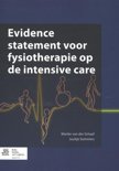 Marike van der Schaaf boek Evidence statement voor fysiotherapie op de intensive care Paperback 9,2E+15