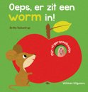 Britta Teckentrup boek Oeps, er zit een worm in! Hardcover 9,2E+15