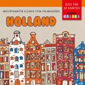  boek Holland, ansichtkaarten kleuren voor volwassenen Paperback 9,2E+15