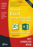 Wim de Groot boek Het complete boek - Excel voor professionals Paperback 9,2E+15