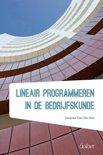 Jacques van der Elst boek Lineair programmeren in de bedrijfskunde Paperback 9,2E+15