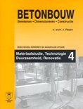 Jan Ritzen boek Betonbouw. Deel 4: Materiaalstudies, technologie, duurzaamheid, ... Paperback 9,2E+15