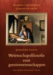 Gerard de Vries boek Wetenschapsfilosofie Voor Geesteswetenschappen Paperback 9,2E+15