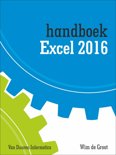 Wim de Groot boek Handboek excel 2016 Paperback 9,2E+15
