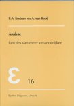 A. van Rooij boek Analyse / druk 1 Paperback 34688058