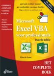 Wim de Groot boek Excel VBA voor professionals, 2e editie Paperback 9,2E+15
