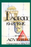 A.G. Verhulst boek Dagboek 1943 - 1945 Paperback 9,2E+15