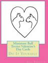 Afbeelding van het spelletje Miniature Bull Terrier Valentine's Day Cards