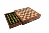 Afbeelding van het spelletje Magnetisch schaakspel, zeer luxe, en mooie lade.