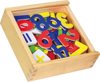 Afbeelding van het spelletje Viga Toys - Magnetische Cijfers en Rekentekens - 37 stuks
