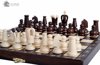 Afbeelding van het spelletje Luxe houten schaakbord ROYAL MAXI ( Insert tray)