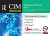 Afbeelding van het spelletje CIM Revision Cards: Marketing Planning 04/05