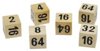Afbeelding van het spelletje Verdubbelsteen 16 mm,hout backgammon