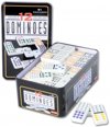 Afbeelding van het spelletje Longfield Games Domino Dubbel 12 In Blik - 91 Stenen
