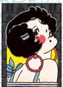 Afbeelding van het spelletje Flapper with a Beauty Mark - Deluxe Die Cut Notecards
