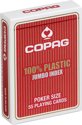 Afbeelding van het spelletje Copag Plastic speelkaarten - Regular - Rood