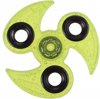 Afbeelding van het spelletje Toi-toys Fidget Spinner Tand 3 Poten 7 Cm Glitter Geel