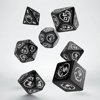 Afbeelding van het spelletje Chessex Polydice Set Q-Workshop Dragons Black & White