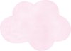 Afbeelding van het spelletje Bemini softy speelkleed Cloud Donkergrijs zachtroze Kleed Cloud 75 x 110 cm