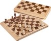Afbeelding van het spelletje Philos schaakcassette - 380 x 220 x 50 mm - lindenhout - inlays - veldmaat 43mm
