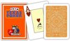 Afbeelding van het spelletje MODIANO CARDS TEXAS CARDS Oranje 100% PLASTIC JUMBO INDEX PLAYING CARDS