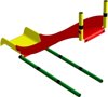 Afbeelding van het spelletje Quadro Modular Slide rood