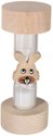 Afbeelding van het spelletje Houten dieren zandloper konijn