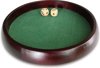 Afbeelding van het spelletje Longfield Games Pokerpiste 34 cm - Inclusief 2 dobbelstenen