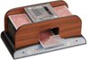 Afbeelding van het spelletje relaxdays Kaartschudmachine 2 decks - hout look - schudmachine voor speelkaarten