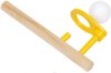 Afbeelding van het spelletje Goki Houten zwevende bal: 15 x 5 cm geel