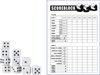 Afbeelding van het spelletje Yahtzee Scoreblok + 10x Witte Dobbelstenen | Spel voor op Reis | Scoreblock | Spelletjes | Dobbelspellen | Spellen