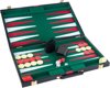 Afbeelding van het spelletje Longfield Games Backgammon 18 Inch Piping - Rood/Groen