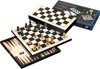 Afbeelding van het spelletje Philos 3 in 1 reis set 30mm - Backgammon, schaken en dammen