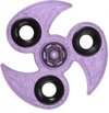Afbeelding van het spelletje Toi-toys Fidget Spinner Tand 3 Poten 7 Cm Glitter Paars