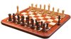Afbeelding van het spelletje Moderne Staunton schaakset met verzwaarde schaakstukken, incl. bord, Rozenhout & Palmhout, Koningshoogte 87 mm