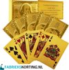 Afbeelding van het spelletje Luxe Gouden Speelkaarten / Poker kaarten / met goud certificaat