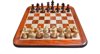 Afbeelding van het spelletje Prachtige moderne Staunton schaakset, Red Sandal Rozenhout, Koningshoogte 62 mm