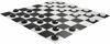 Afbeelding van het spelletje Tuin Dammen/checkers, 8x8, voor buiten en binnen uit duurzaam kunststof