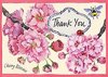 Afbeelding van het spelletje Cherry Blossom Thank You Notecards