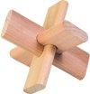 Afbeelding van het spelletje Goki Het kruis: iq puzzel hout