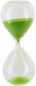Afbeelding van het spelletje Zandloper - glas -10 minuten  - groen - LeuksteWinkeltje