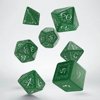 Afbeelding van het spelletje Chessex Polydice Set Q-Workshop Elvish Green & White